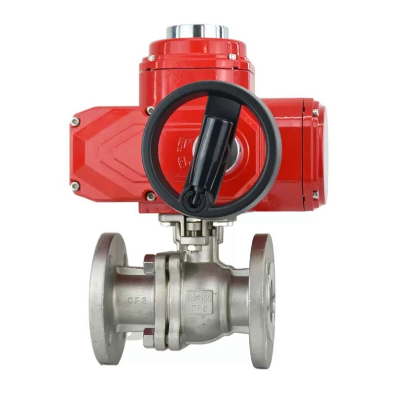 Električni aktuator prirubnica kuglični ventil